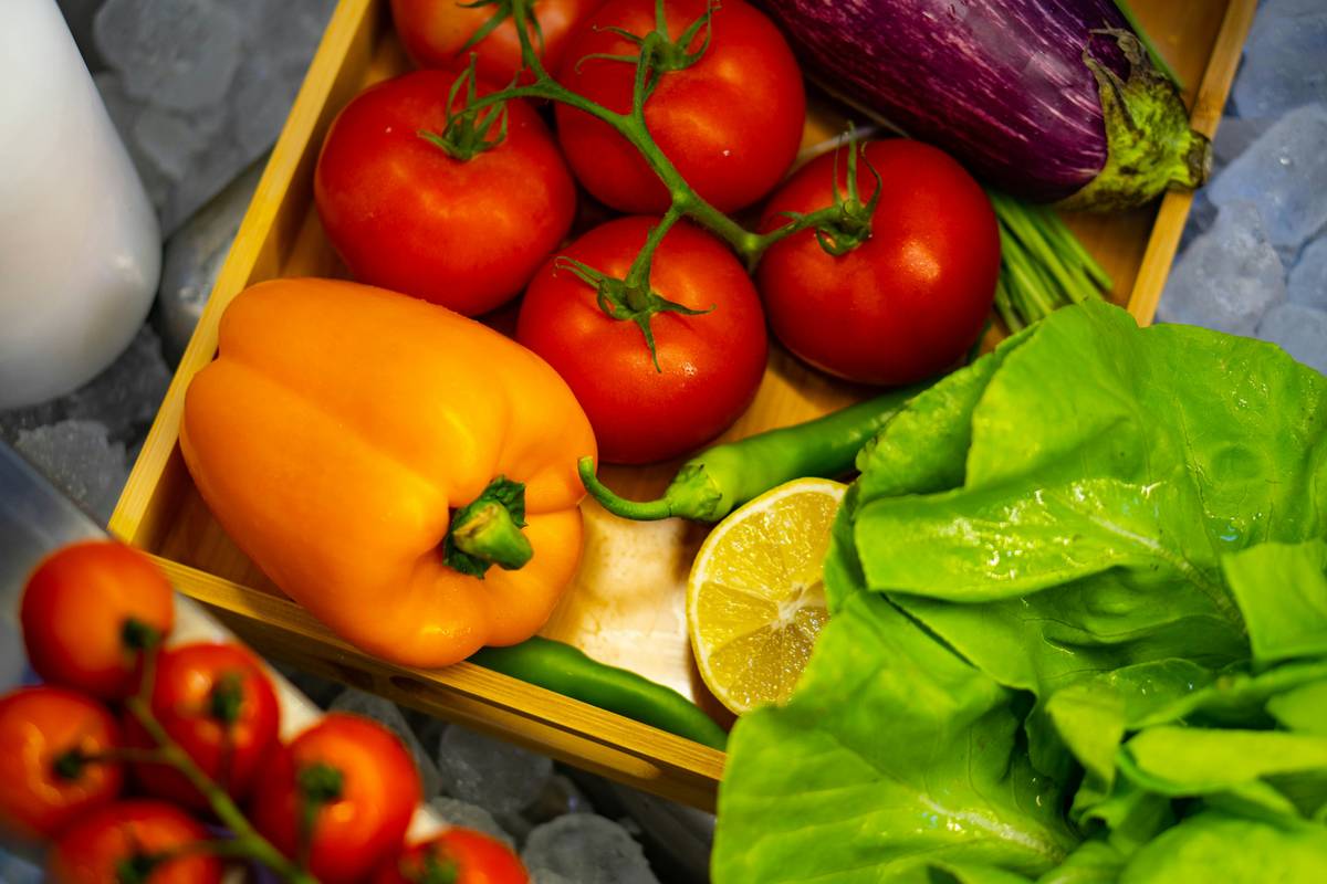 Diet meal delivery boxes showing organized, fresh meals with clear labeling